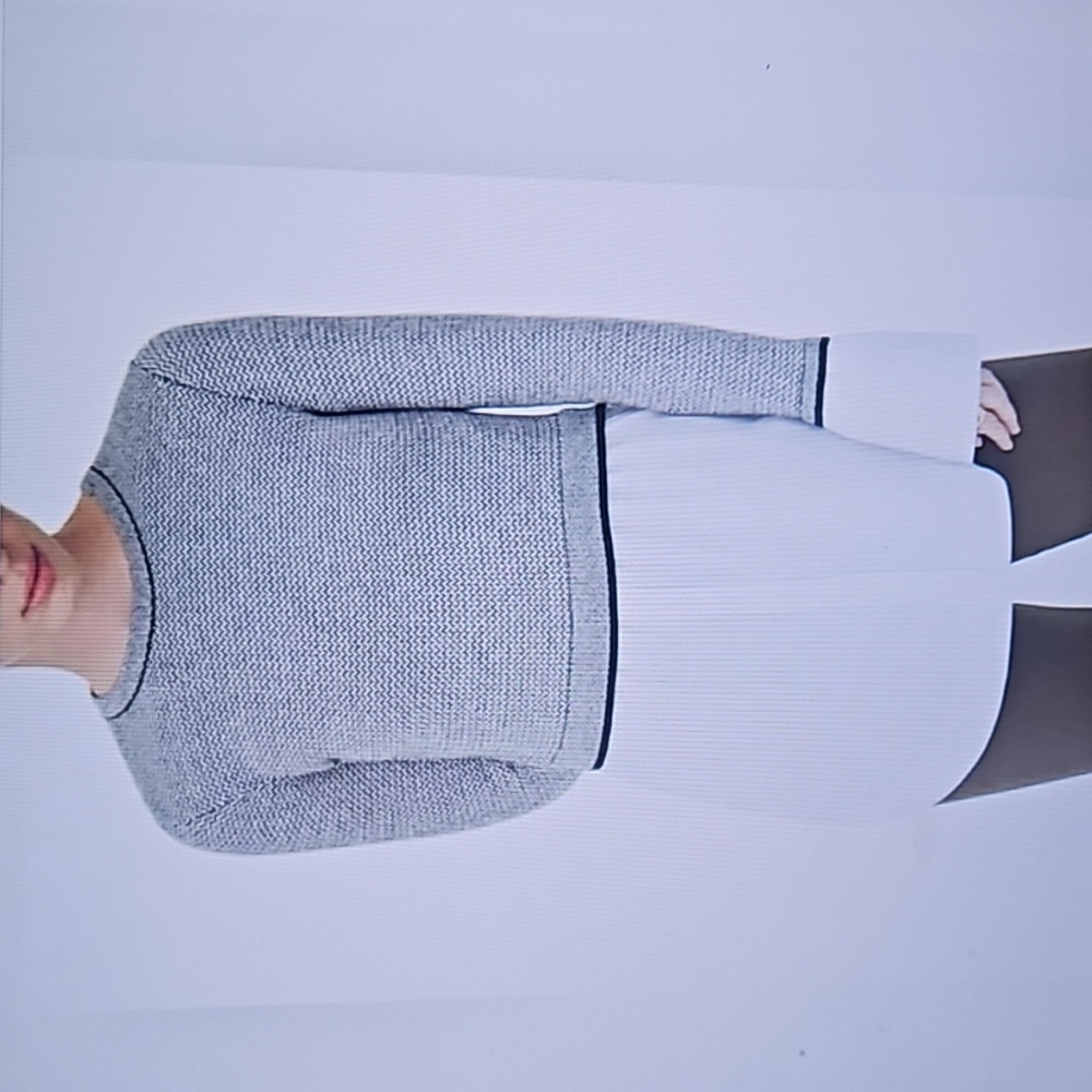 Club Monaco Berdine layered sweater shirt